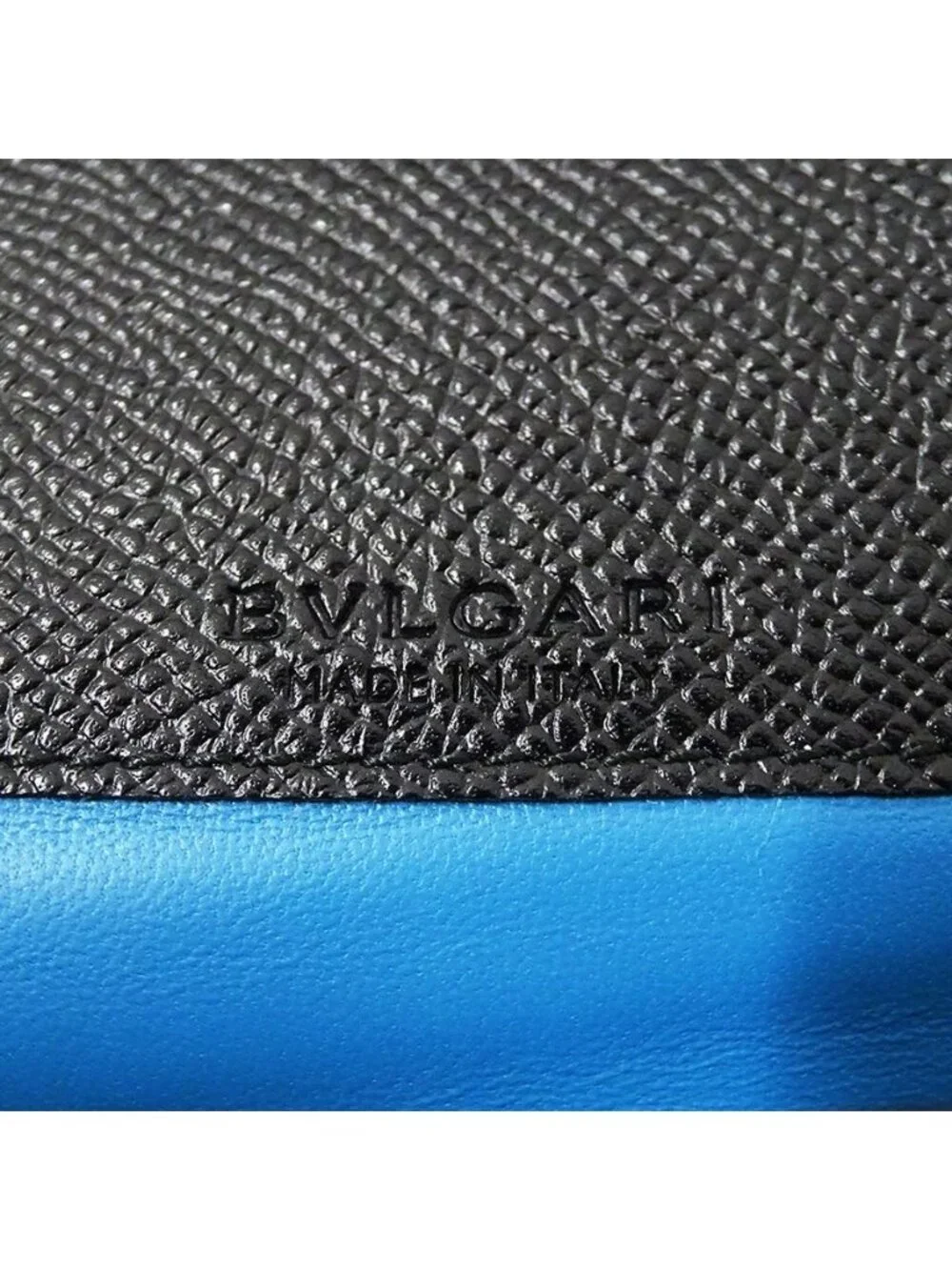 Bvlgari Wallet Leather Black